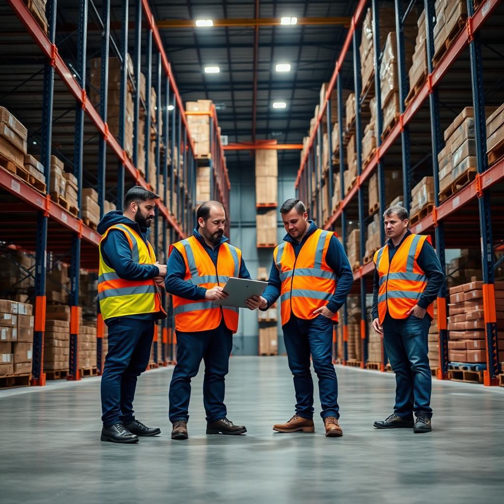 Shelf Route warehouse team on the shop floor